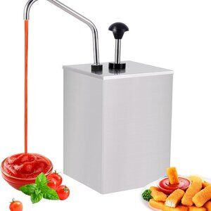 Stainless Steel Ketchup Dispenser Utensils for Convenient Sauce Serving(1 Set)